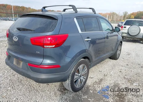 2014 Kia Sportage Ex from USA, damaged, VIN KNDPC3AC8E7615636